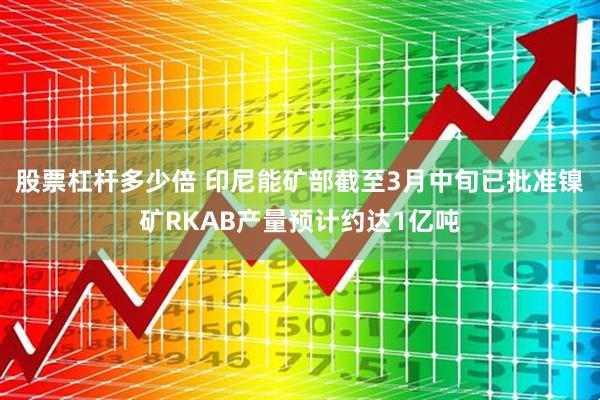 股票杠杆多少倍 印尼能矿部截至3月中旬已批准镍矿RKAB产量预计约达1亿吨